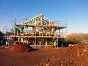 Solarsense Renewable Energy Demonstration Centre - Being built by Natural Design and Build, who will be doing the timber frame at Battens Lane